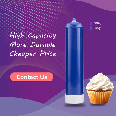 New Arrival Stored Smartedwhipped Cream Charger Gas Cylinder Cream Gas Cylinder Gas Cylinder Whip 580g Large Chargers